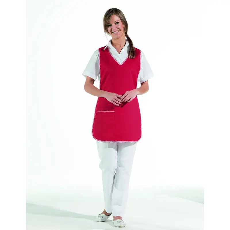 Casulla de trabajo Leiber 08/594 4 Casulla de trabajo Leiber 08/594 rojo, frontal con modelo