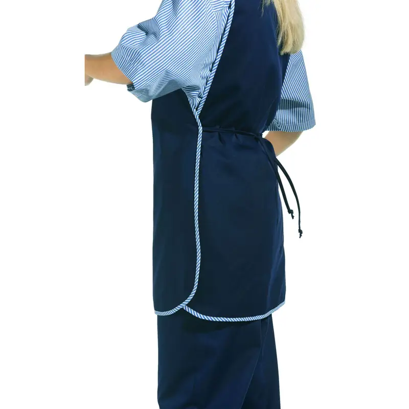 Casulla de trabajo Leiber 08/594 7 Casulla de trabajo Leiber 08/594 azul marino, posterior con modelo