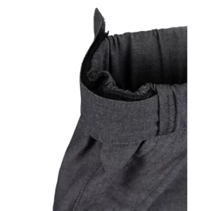 Pantalón ajustable de mujer Leiber 08/6230 gris jeans, detalle de cintura ajustable