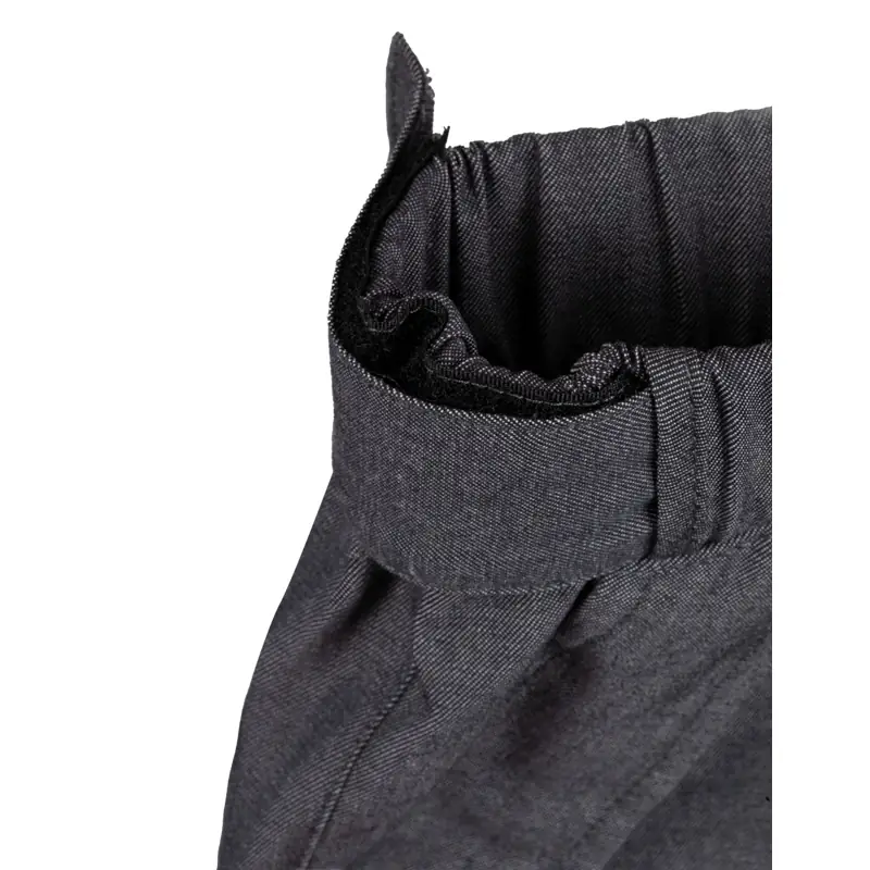 Pantalón ajustable de mujer Leiber 08/6230 2 Pantalón ajustable de mujer Leiber 08/6230 gris jeans, detalle de cintura ajustable