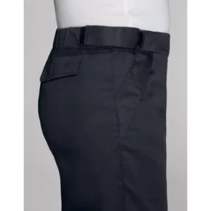Pantalón ajustable de mujer Leiber 08/6240 negro, detalle lateral y bolsillo trasero