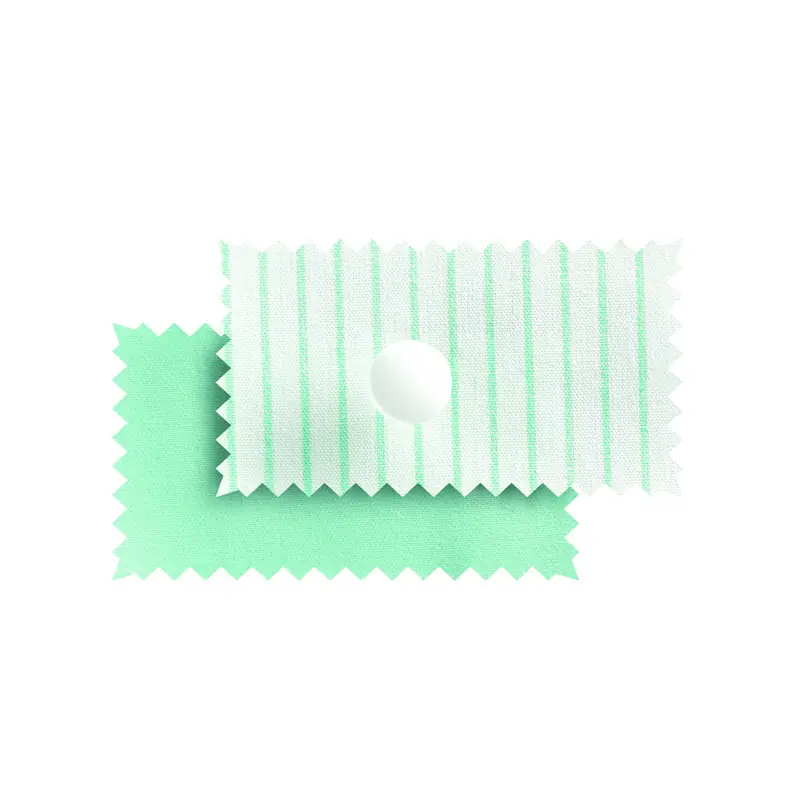 Casaca de mujer Leiber 08/634 9 Casaca Leiber 08/634 blanco/menta, muestra de tejido y botón