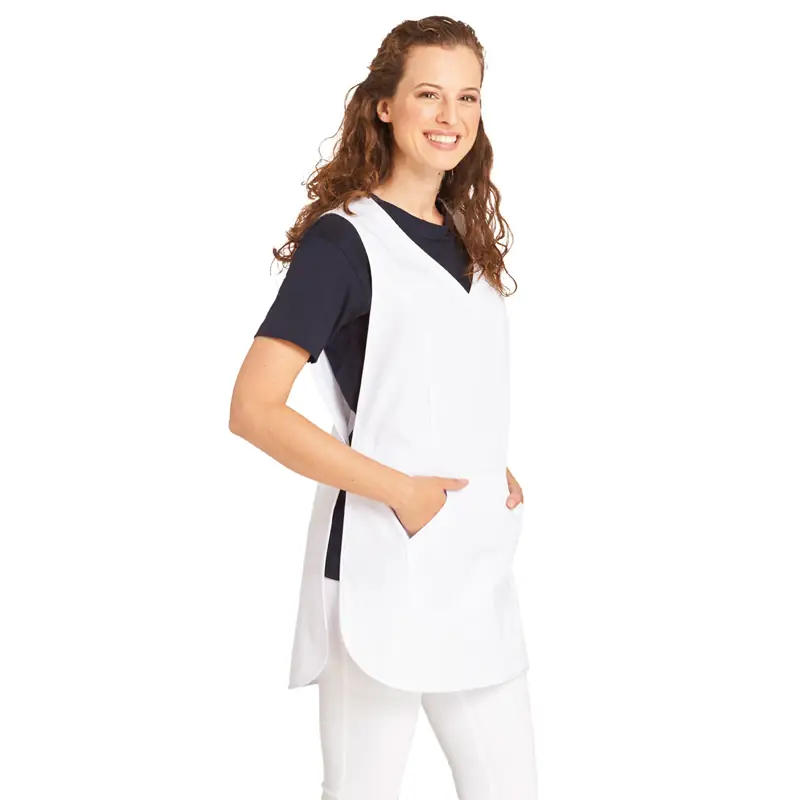 Casulla de mujer Leiber 08/641 1 Casulla de mujer Leiber 08/641 blanco, puesta en modelo, vista frontal