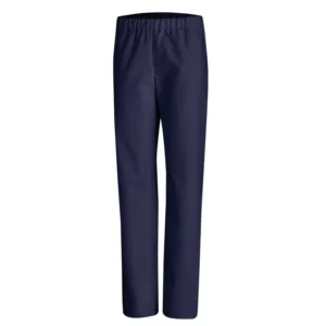 Pantalón sanitario unisex Leiber 08/780 en azul marino, vista frontal de la prenda