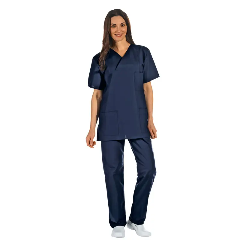 Pantalón sanitario unisex Leiber 08/780 2 Pantalón sanitario unisex Leiber 08/780 en azul marino, vista con modelo