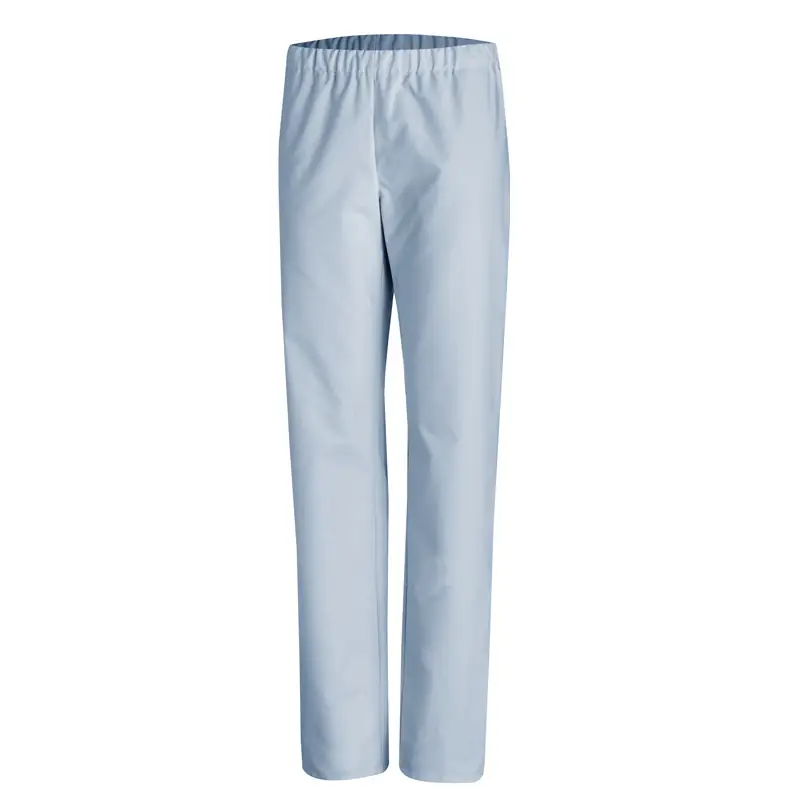 Pantalón sanitario unisex Leiber 08/780 8 Pantalón sanitario unisex Leiber 08/780 en celeste, vista frontal de la prenda