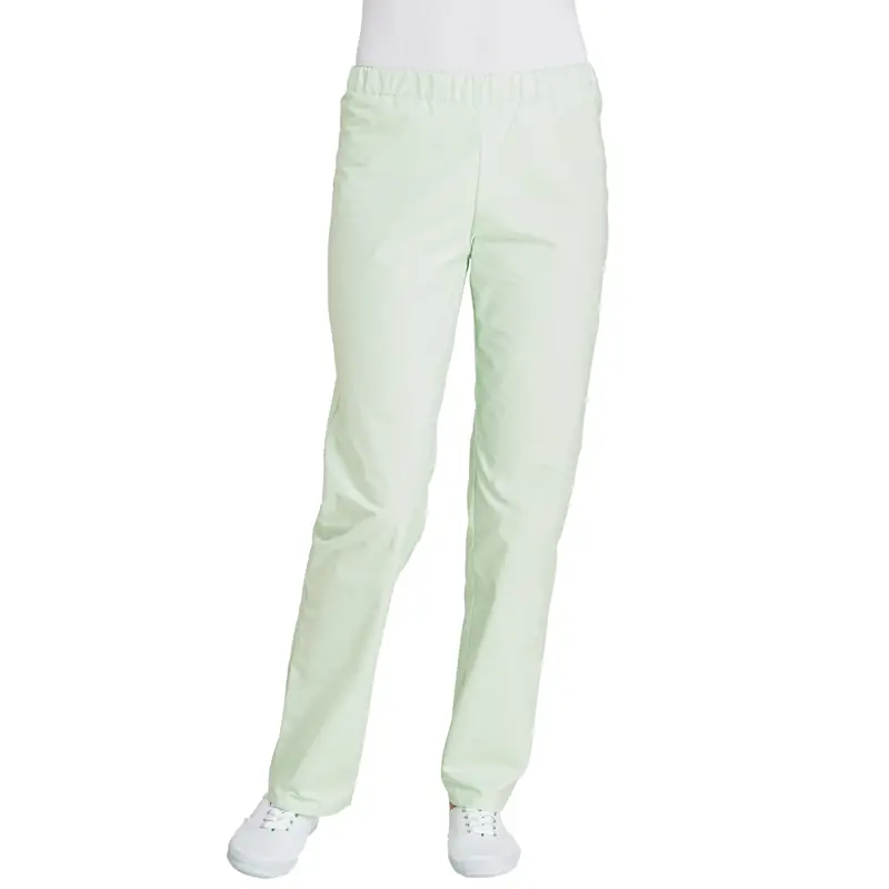 Pantalón sanitario unisex Leiber 08/780 11 Pantalón sanitario unisex Leiber 08/780 en menta, vista frontal de la prenda