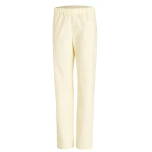 Pantalón sanitario unisex Leiber 08/780 en amarillo, vista frontal de la prenda