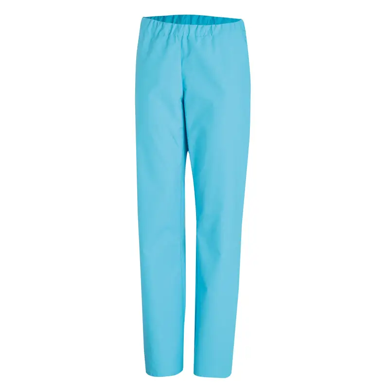 Pantalón sanitario unisex Leiber 08/780 19 Pantalón sanitario unisex Leiber 08/780 en turquesa, vista frontal de la prenda