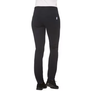 Pantalón de mujer Leiber 08/7810 en negro, vista posterior con modelo