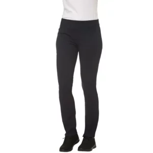 Pantalón de mujer Leiber 08/7810 en negro, vista frontal con modelo