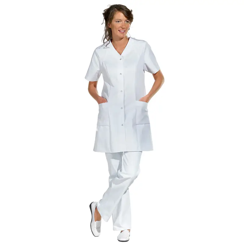 Casaca de mujer Leiber 09/459 2 Casaca de mujer Leiber 09/459 en blanco, con modelo, vista adicional