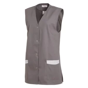 Casaca sin mangas de mujer Leiber 09/515 gris, vista frontal de la prenda