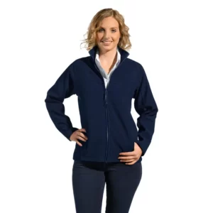 Chaqueta softshell de mujer Leiber 10/1145 azul marino, segundo frontal sobre modelo