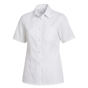 Blusa de mujer Leiber 10/2496 blanca, vista frontal de la prenda