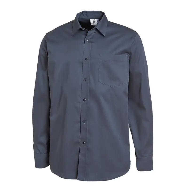Camisa de camarero Leiber 10/2499 1 Camisa de camarero Leiber 10/2499 gris oscuro, frontal de la prenda