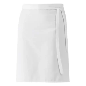 Delantal de cintura De Luxe Leiber 11/218 blanco, vista frontal