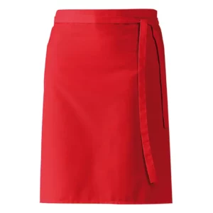 Delantal de cintura De Luxe Leiber 11/218 rojo, vista frontal