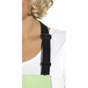 Hebilla ajustable del delantal de peto Leiber 11/2522 negro y verde claro