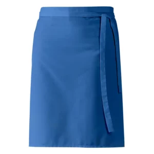 Delantal de cintura Leiber 11/262 azul royal, vista frontal de la prenda