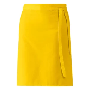 Delantal de cintura Leiber 11/262 amarillo, vista frontal de la prenda