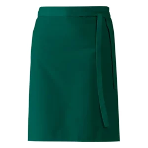 Delantal de cintura Leiber 11/262 verde botella, vista frontal de la prenda