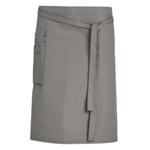 Delantal convertible Leiber 11/2786 gris claro, frontal de cintura