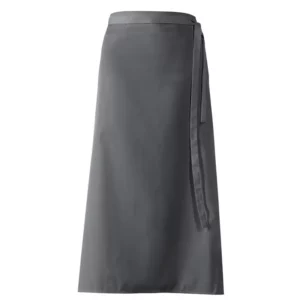Delantal francés Leiber 11/289 gris, vista frontal de la prenda