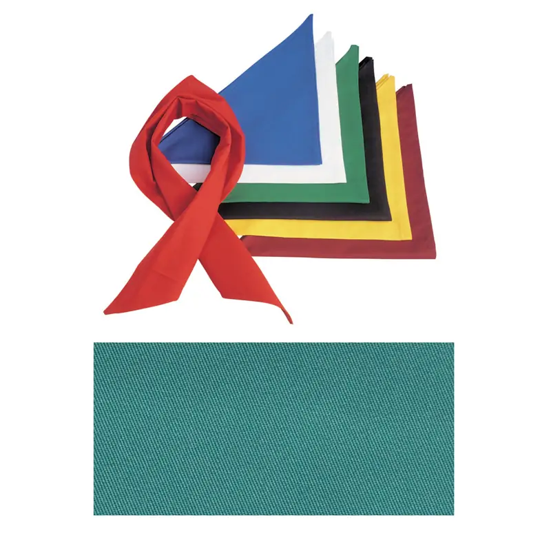Pañoleta triangular Leiber 11/300 13 Pañoleta triangular Leiber 11/300 en varios colores y muestra de tejido petróleo