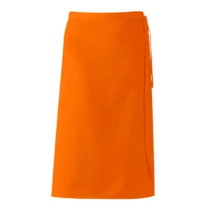 Delantal de cintura Leiber 11/435 naranja, vista frontal de la prenda