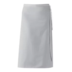 Delantal de cintura Leiber 11/435 gris plata, vista frontal de la prenda
