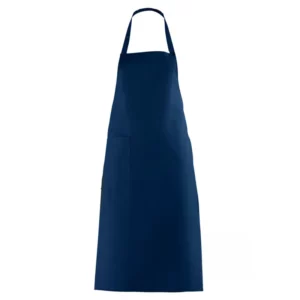 Delantal con peto Leiber 11/529 azul marino, vista frontal de la prenda