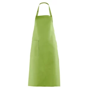 Delantal con peto Leiber 11/529 verde manzana, vista frontal de la prenda