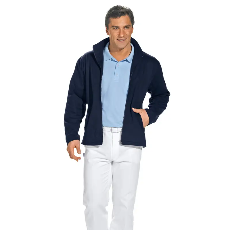 Chaqueta de trabajo de hombre Leiber 12/1095 2 Chaqueta de trabajo de hombre Leiber 12/1095 azul marino, frontal sobre modelo