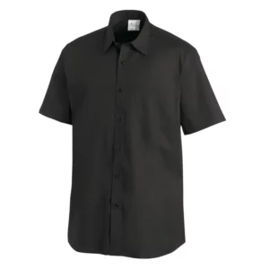 Camisa de hombre Leiber 12/1238 negro, vista frontal de la prenda
