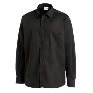 Camisa de hombre Leiber 12/1239 negro, vista frontal de la prenda