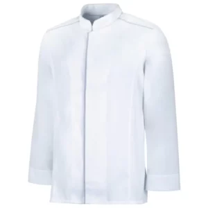 Chaqueta de cocina de hombre Leiber 12/1368 blanca, vista frontal sin modelo