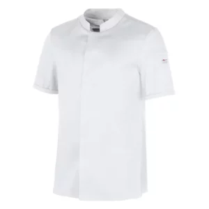 Chaqueta de cocina elástica Leiber 12/1378 blanca, vista frontal