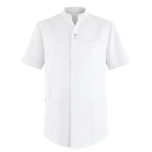 Casaca unisex Leiber 12/2065 blanco, vista frontal de la prenda
