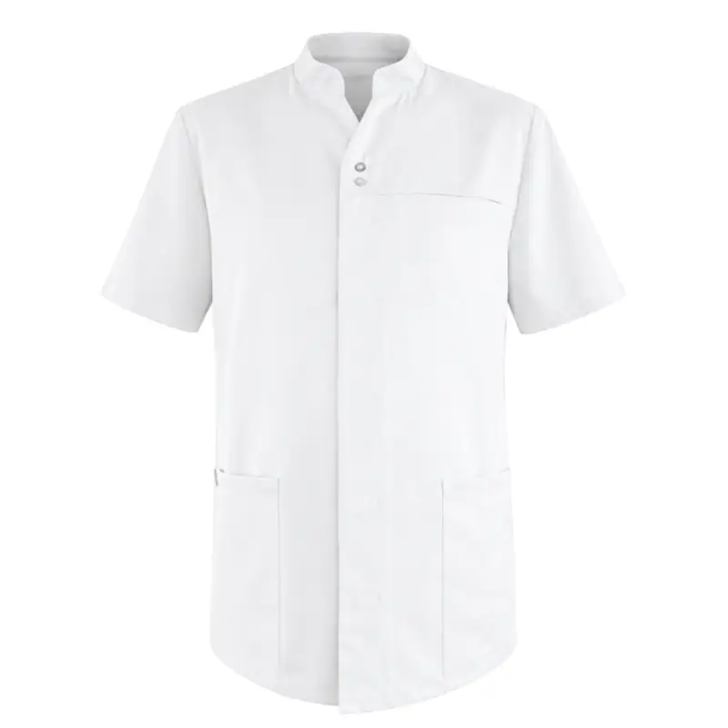 Casaca unisex Leiber 12/2065 2 Casaca unisex Leiber 12/2065 blanco, vista frontal de la prenda