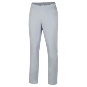 Pantalón sanitario unisex Leiber 12/2134 gris plata, vista frontal de la prenda