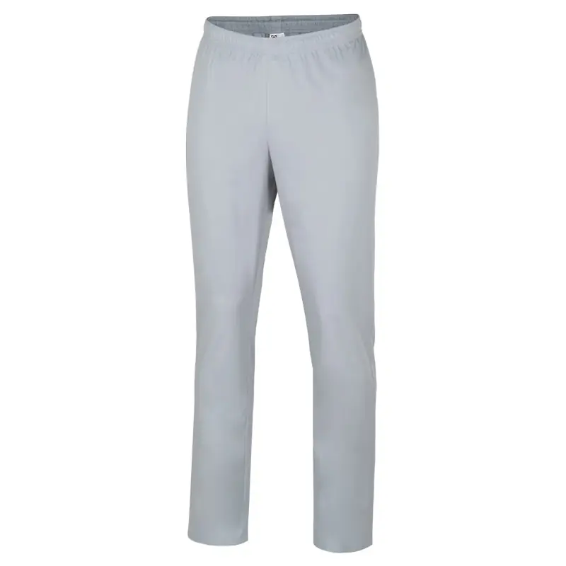 Pantalón sanitario unisex Leiber 12/2134 4 Pantalón sanitario unisex Leiber 12/2134 gris plata, vista frontal de la prenda