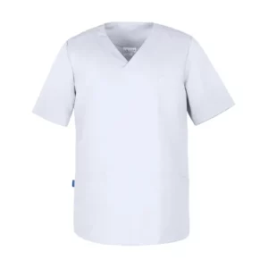 Casaca sanitaria unisex Leiber 12/2137 blanco, vista frontal de la prenda