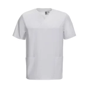 Casaca unisex Leiber 12/2252 blanco, vista frontal de la prenda