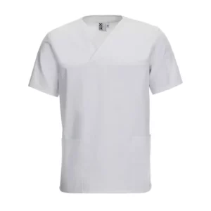 Casaca unisex Leiber 12/2254 blanco, vista frontal de la prenda