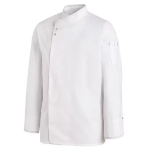 Chaqueta de cocina Leiber 12/2444 blanco, vista frontal de la prenda
