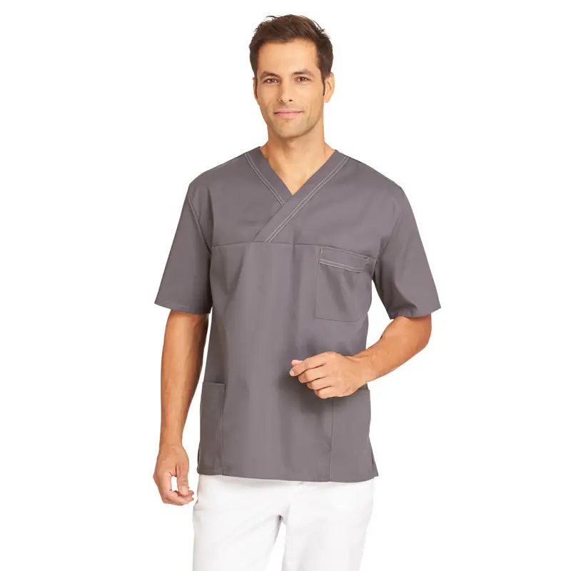 Casaca sanitaria unisex Leiber 12/2451 1 Casaca sanitaria unisex Leiber 12/2451 antracita, puesta en hombre de frente
