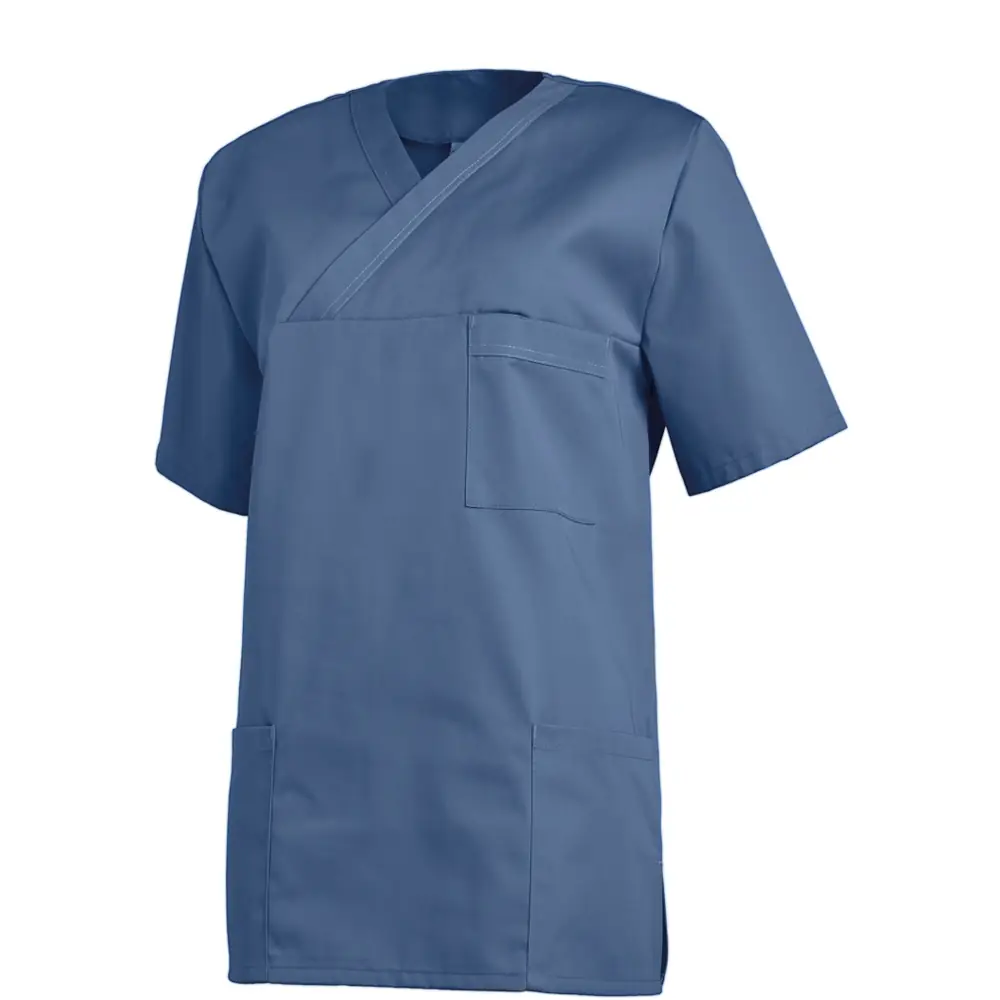 Casaca sanitaria unisex Leiber 12/2451 6 Casaca sanitaria unisex Leiber 12/2451 azul paloma, prenda de frente