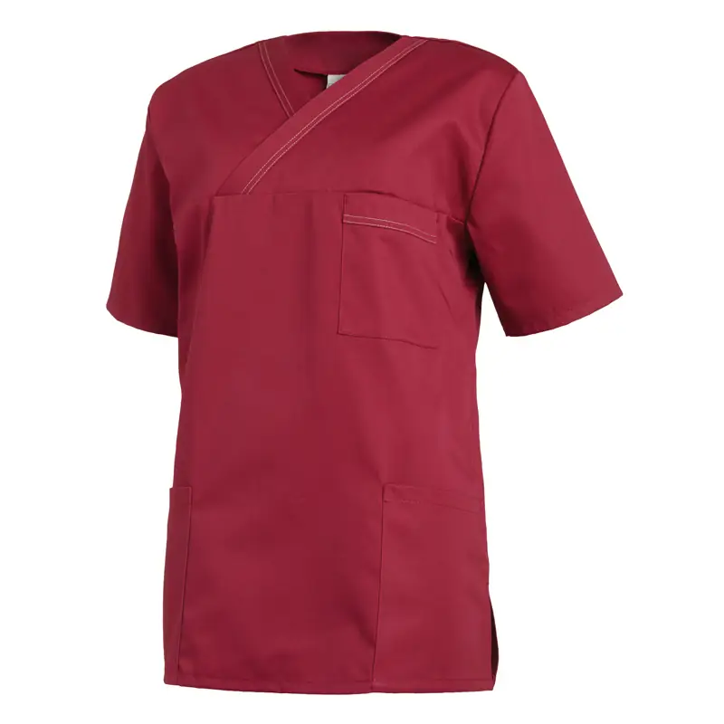 Casaca sanitaria unisex Leiber 12/2451 4 Casaca sanitaria unisex Leiber 12/2451 cereza, prenda de frente