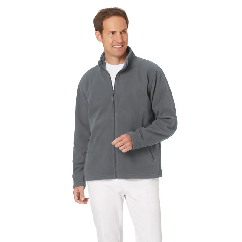 Chaqueta polar de hombre Leiber 12/2665 1 Chaqueta polar de hombre Leiber 12/2665 antracita, puesta en modelo